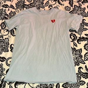 Riot Society Light Blue Wash T Shirt